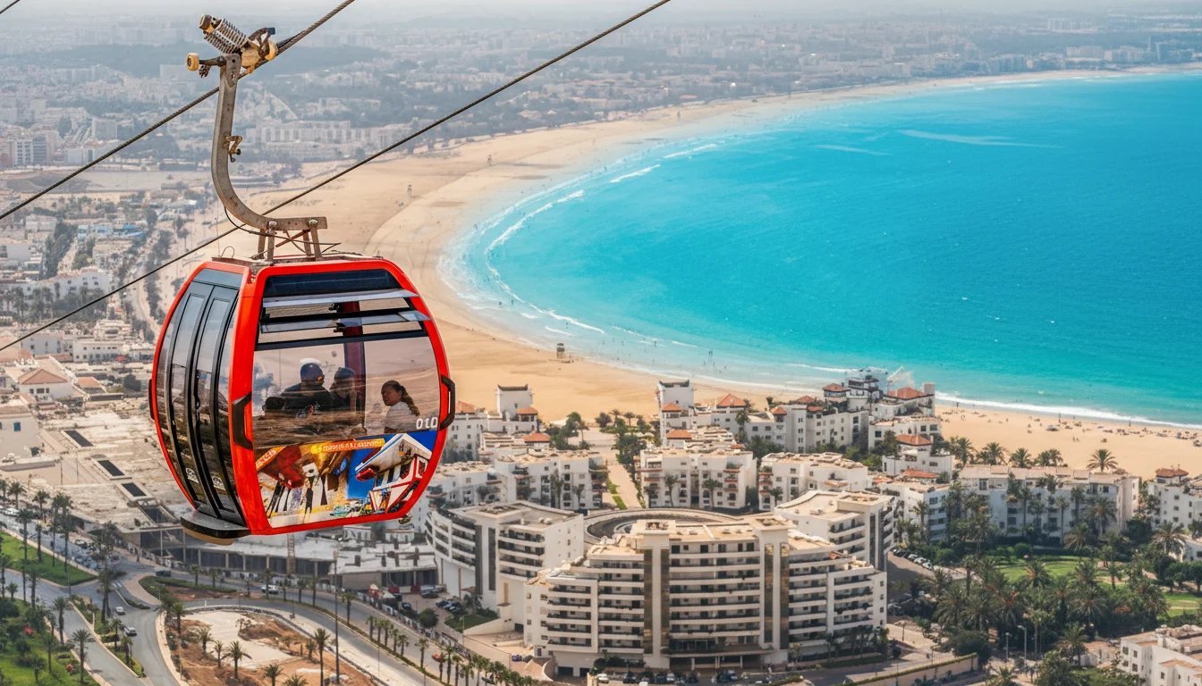 Cable car, Crocoparc and argan-tree combination