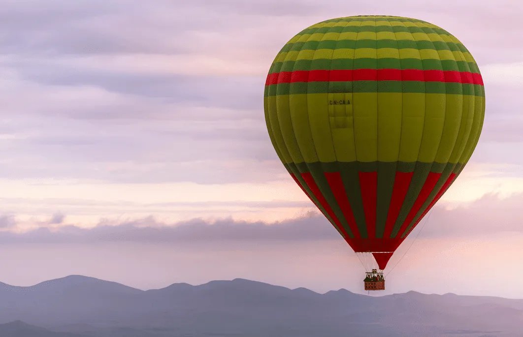 Sunrise balloon flight with Moroccan breakfast