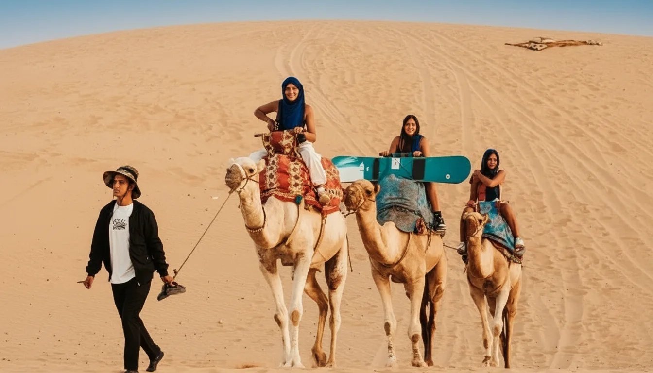 Paradise Valley, Timlaline and a camel outing — Tour photograph 2