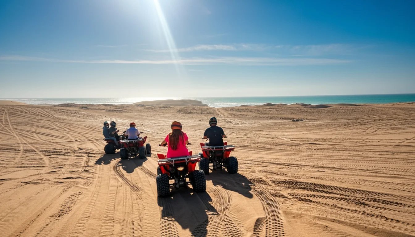 Two-hour quad ride with a sandboarding session